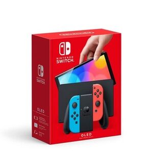 Nintendo Switch OLED - OLED Model with Neon Red & Neon Blue Joy-Con